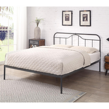 Malmo Black Steel bedframe