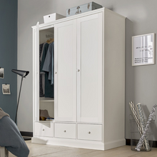 Rutland White Triple Wardrobe