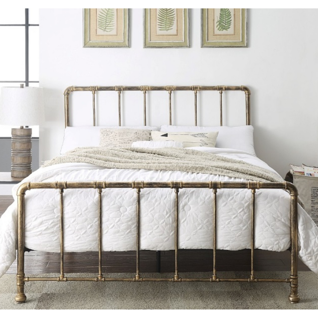 Monza Antique Bronze bedframe The Bed Post
