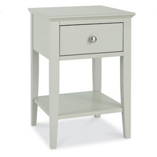 Rutland Soft Grey 1 Drawer Bedside