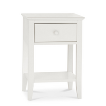 Rutland White 1 Drawer Bedside