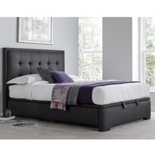 Rothbury Ottoman in Slate