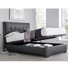 Rothbury Ottoman in Slate