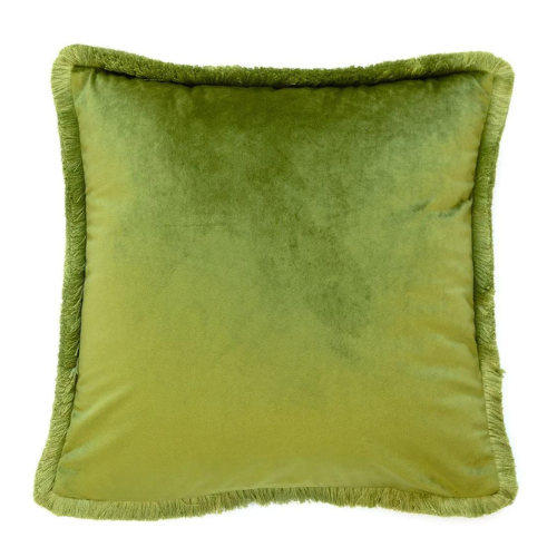 Meghan Olive Velvet Cushion