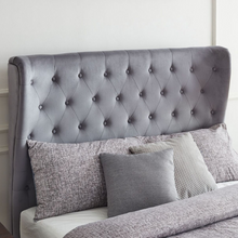 Clifton Ottoman Storage Bedstead in Plush Grey