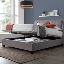 Vancouver Ottoman in Marbella Dark Grey
