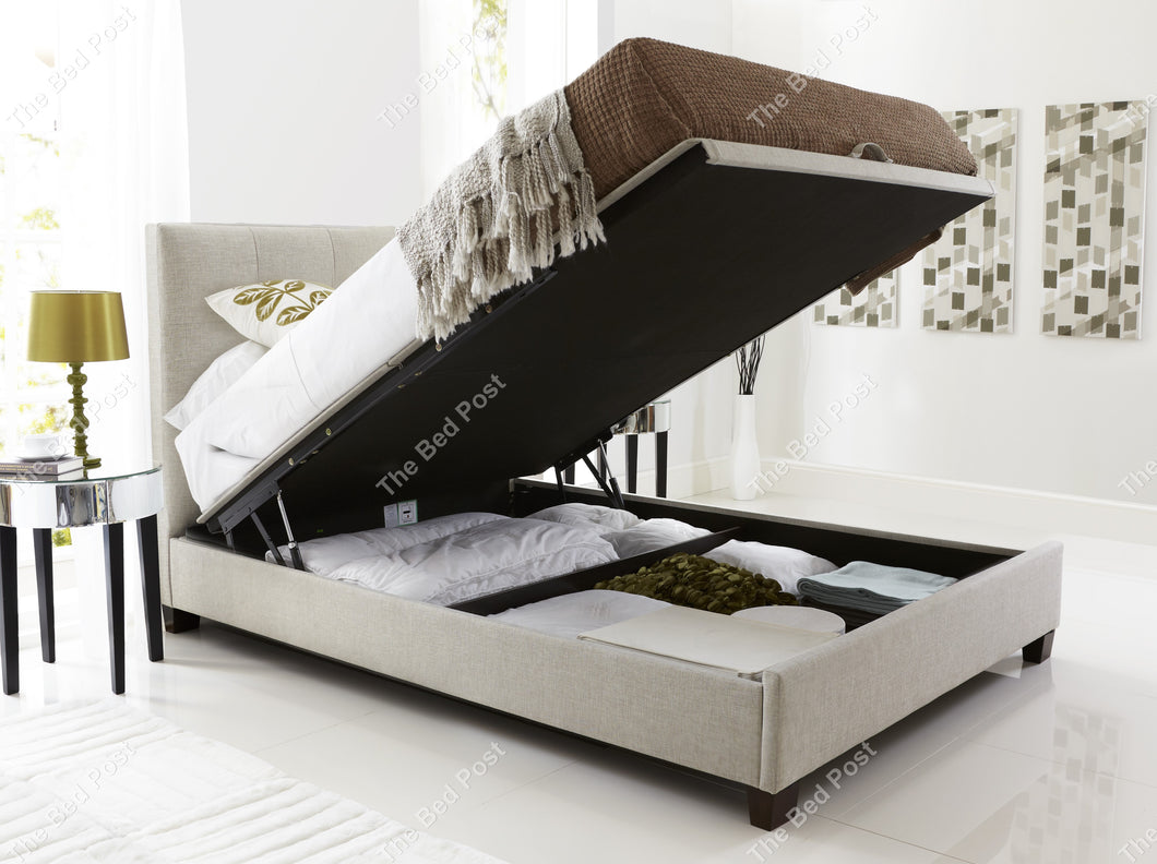 Cambridge Ottoman in Oatmeal The Bed Post